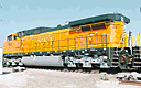 BNSF 740 left rear 3/4 detail view