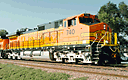 BNSF 740 right front 3/4 roster view